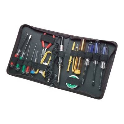 Manhattan Technician Tool Kit (17 items), Consists of: Soldering Iron (Euro 2-pin plug)