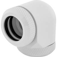 CORSAIR Hydro X Series XF Hardline 90° 14mm OD - Gewinkeltes Montageteil für Flüssigkeitskühlsystem - weiß (Packung mit-1