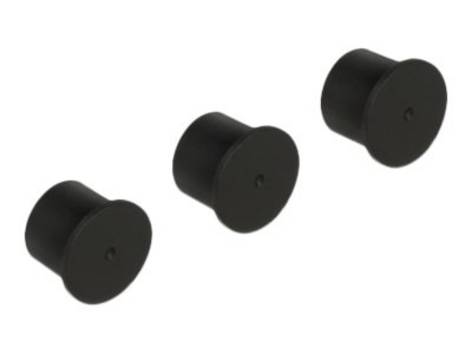 DeLOCK - Schutzkappe - Schwarz (Packung mit 10)