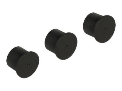 DeLOCK - Schutzkappe - Schwarz (Packung mit 10)-0