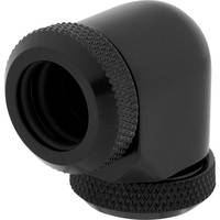 CORSAIR Hydro X Series XF Hardline 90° 12mm OD - Gewinkeltes Montageteil für Flüssigkeitskühlsystem - Schwarz (Packung m-4