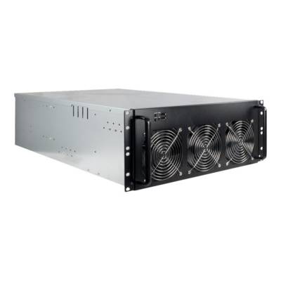 Inter-Tech 4W2 Mining Rack - Rack-Montage - 4U - ATX - keine Spannungsversorgung-0