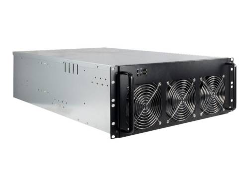 Inter-Tech 4W2 Mining Rack - Rack-Montage - 4U - ATX - keine Spannungsversorgung
