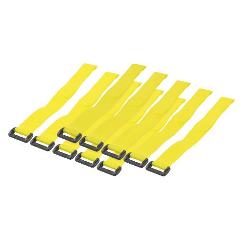 LogiLink - Kabelbinder - 30 cm - Gelb (Packung-3