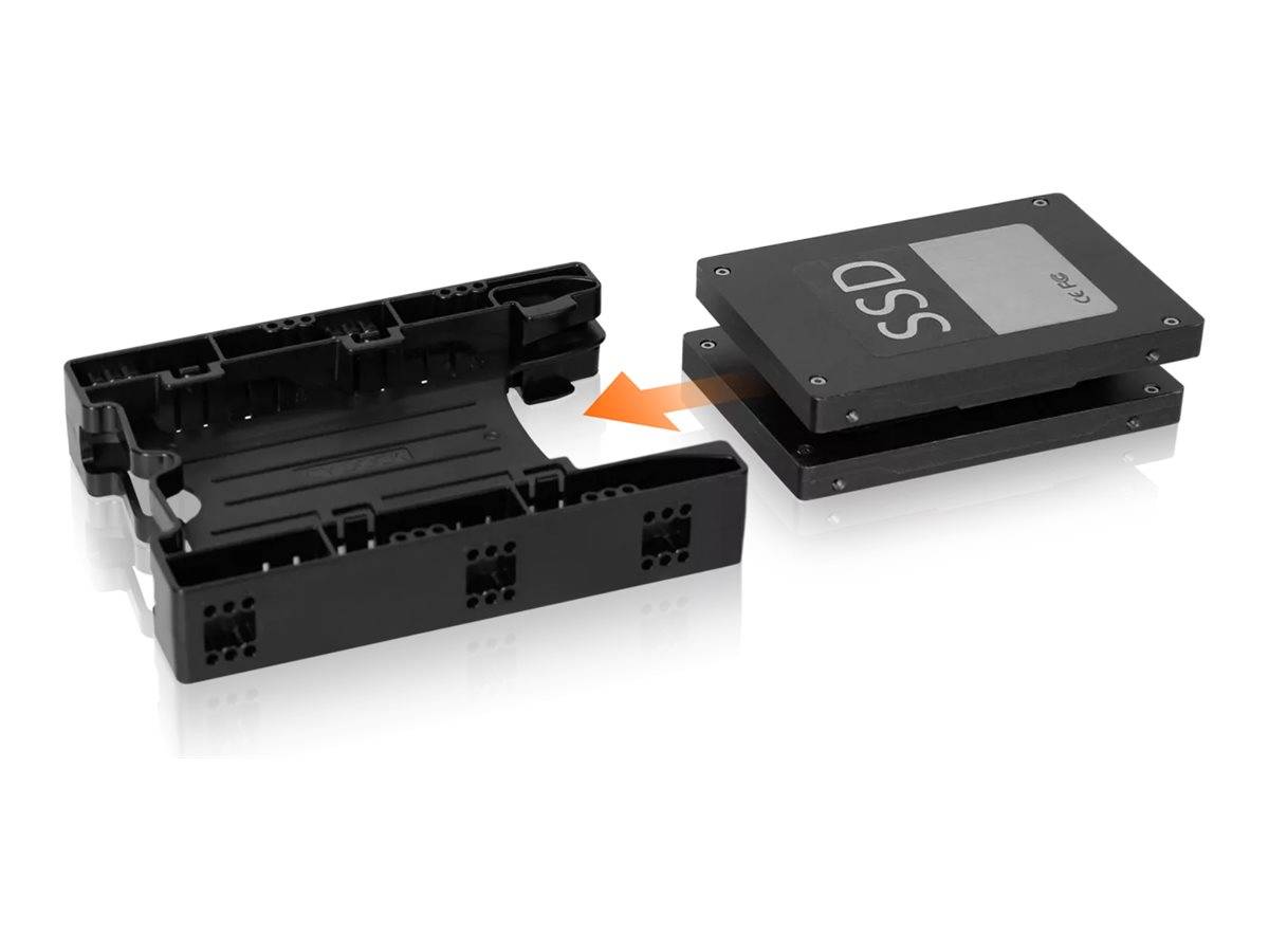 ICY DOCK - Cremax ICY Dock EZ-Fit Lite MB290SP-B - Laufwerksschachtadapter - 3.5"" to 2 x 2.5"" (8.9 cm to 6.4 cm)-0