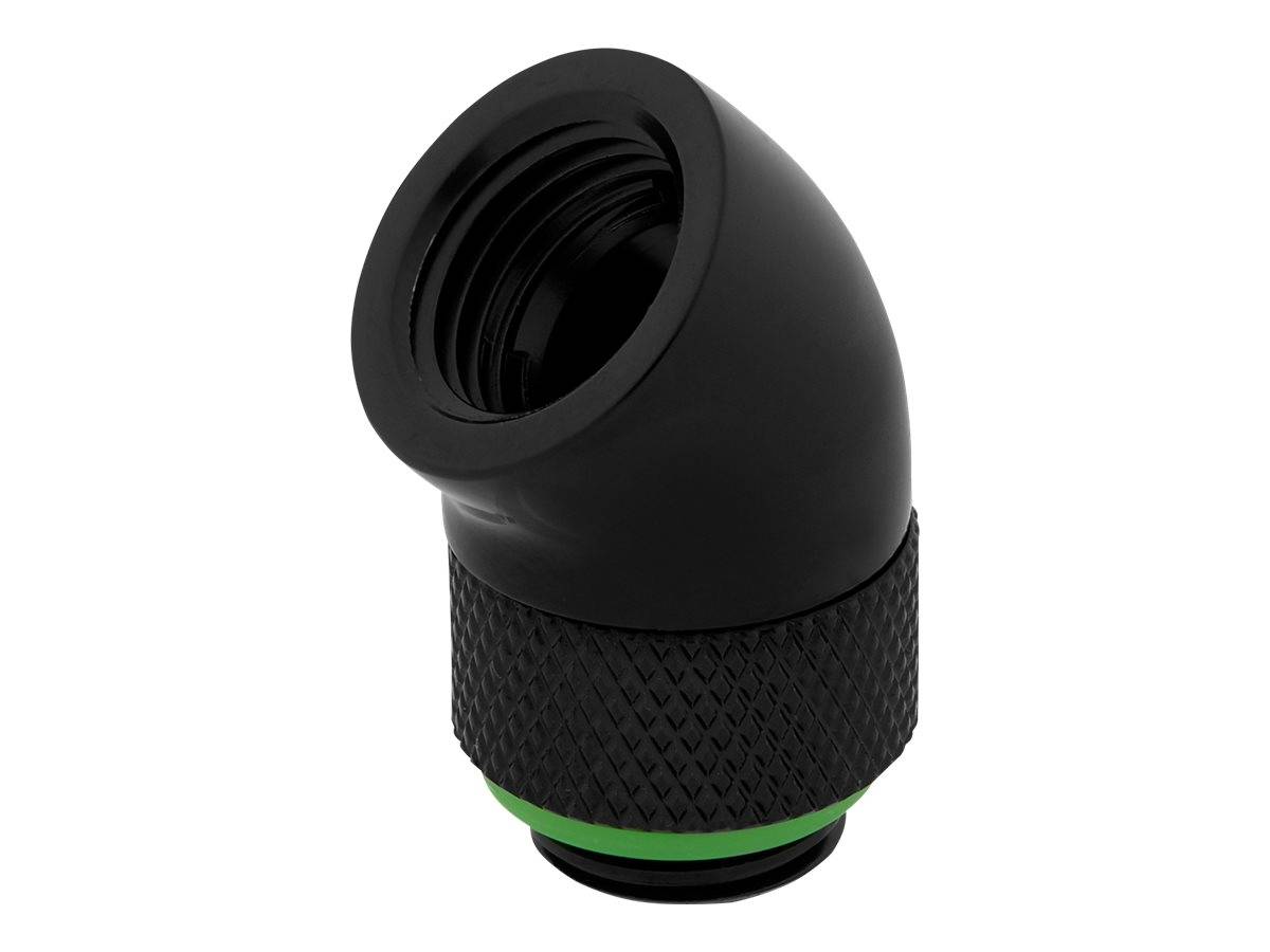 CORSAIR Hydro X Series 45° Rotary Adapter - Flüssigkühlsystemarmatur - Schwarz (Packung mit 2)-0