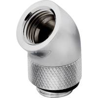CORSAIR Hydro X Series 45° Rotary Adapter - Flüssigkühlsystemarmatur - Chrom (Packung mit 2)-4