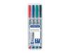 STAEDTLER Lumocolor - Marker - nicht dauerhaft - verschiedene Farben - 2.5 mm - breit (Packung mit 4)