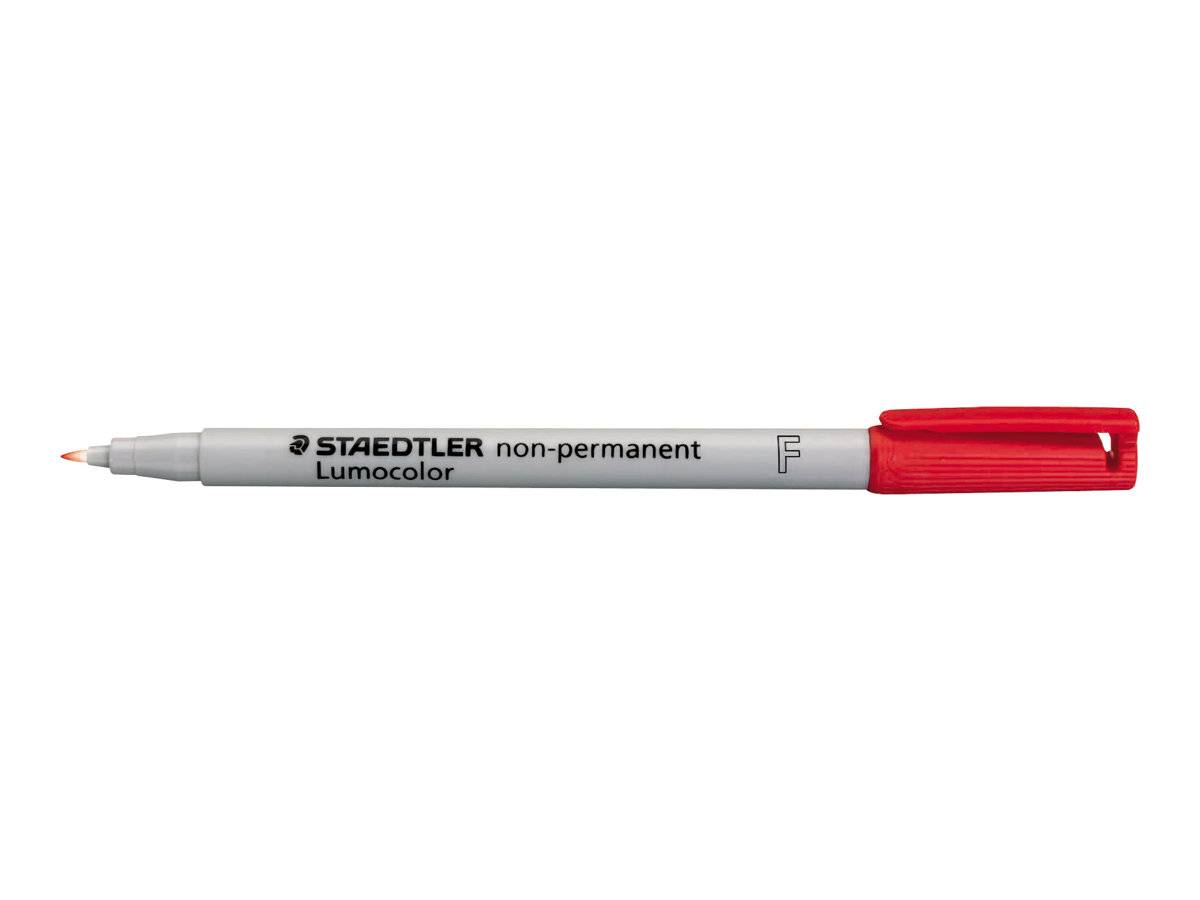 Folienstift Lumocolor 0,6mm non-permanent rot