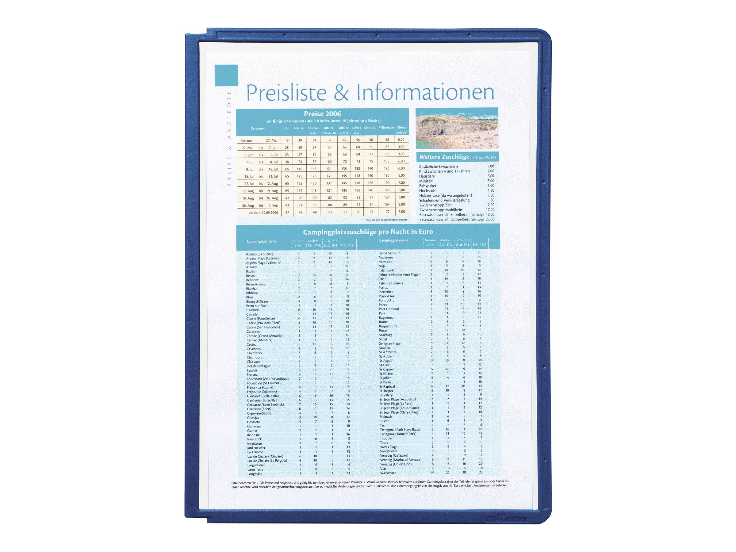 DURABLE SHERPA - Anzeige - für A4 - dunkelblau (Packung mit 5)-4
