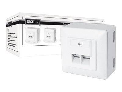 DIGITUS - CAT 6, Klasse E, Datendose, Aufputz-6