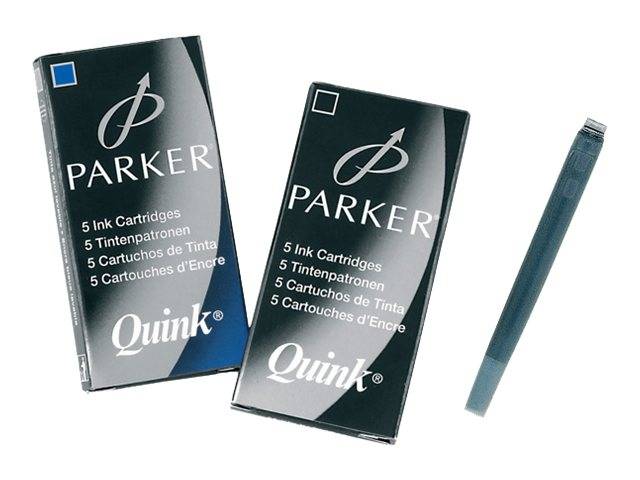 Parker Quink - Tintenpatrone - Schwarz (Packung mit 5)-0