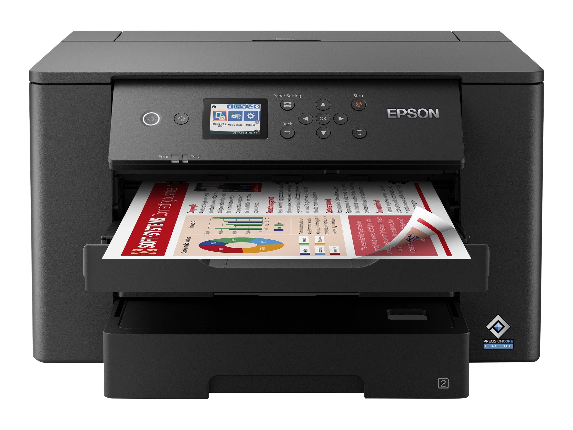 Epson WorkForce WF-7310DTW - Drucker - Farbe - Duplex - Tintenstrahl - A3 - 4.800 x 2.400 dpi - bis zu 25 Seiten/Min. (e-0