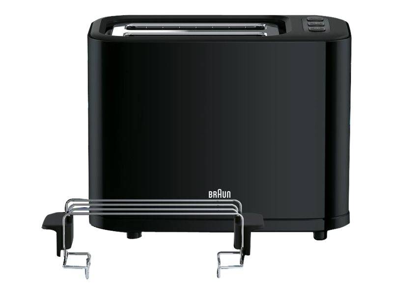 Braun PurEase HT3010 BK - Toaster - 2 Scheibe-0