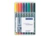 STAEDTLER Lumocolor 315 - Marker - nicht dauerhaft - gemischte Farben - 1 mm - Mittel (Packung mit 8)