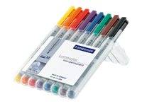 STAEDTLER Lumocolor 315 - Marker - nicht dauerhaft - gemischte Farben - 1 mm - Mittel (Packung mit 8)-2