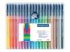 STAEDTLER triplus color - Filzstift - verschiedene Farben - wasserbasierte Tinte - 1 mm (Packung mit 20)