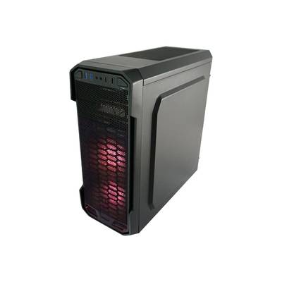 LC Power Gaming 984B-RGB Dragonslayer 2 - MDT - ATX - Seitenteil mit Fenster (Acryl) - keine Spannungsversorgung - Schwa