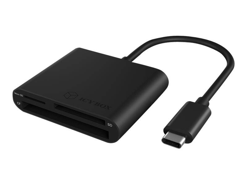 IB-CR301-C3 Externer Multi Card Reader (CF, SD, Micro SD) mit USB 3.0 Type-C® Hostanschluss-0