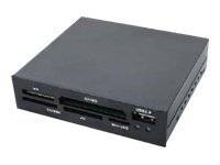 LogiLink Cardreader 3,5“ USB 2.0 All-in-1+USB - Kartenleser - All-in-one (CF I, CF II, MS, MS PRO, MMC, SD, MS Duo, xD,-0