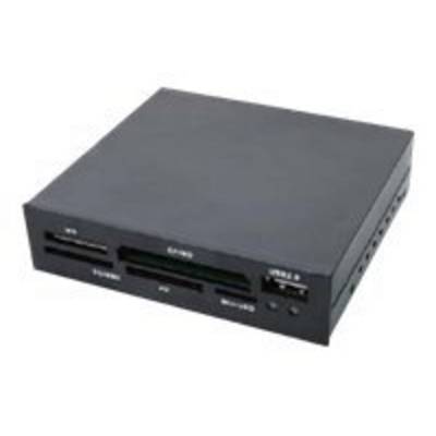 LogiLink Cardreader 3,5“ USB 2.0 All-in-1+USB - Kartenleser - All-in-one (CF I, CF II, MS, MS PRO, MMC, SD, MS Duo, xD,-0