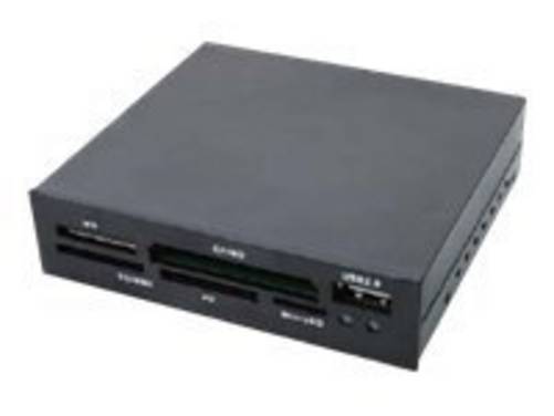 LogiLink Cardreader 3,5“ USB 2.0 All-in-1+USB - Kartenleser - All-in-one (CF I, CF II, MS, MS PRO, MMC, SD, MS Duo, xD,