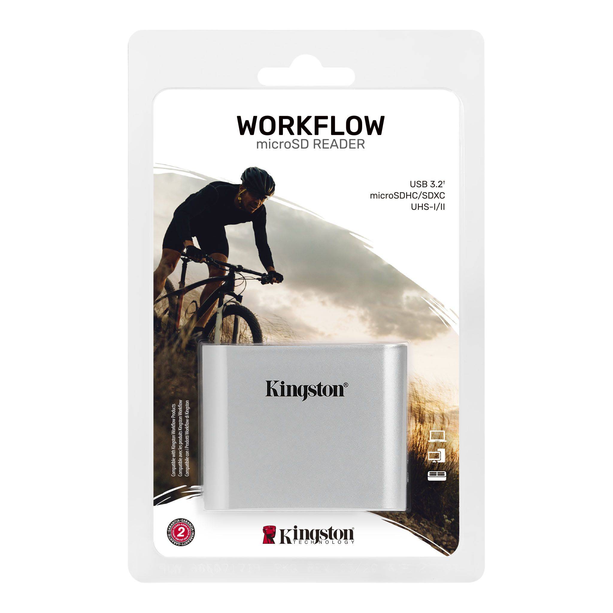 Kingston Workflow - Kartenleser (microSDHC UHS-I, microSDHC UHS-II, microSDXC UHS-I, microSDXC UHS-II)-8