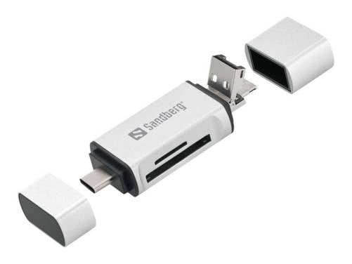 Sandberg - Kartenleser (microSD, SD) - micro