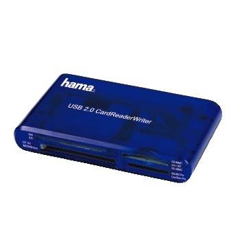 Hama USB 2.0 30 in 1 CardReaderWriter - Kartenleser - 35-in-1 (CF I, CF II, MS, MS PRO, Microdrive, MMC, SD, SM, MS Duo,-4