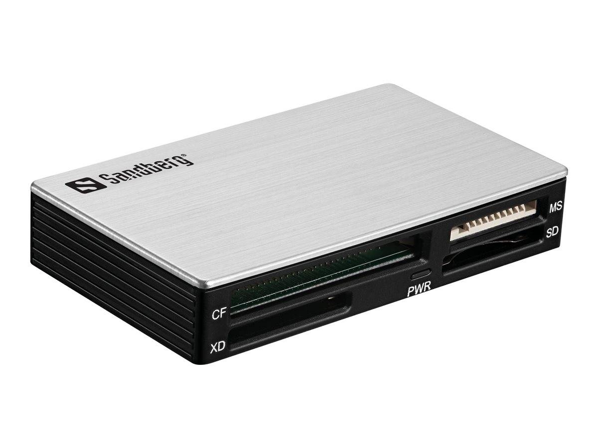 Sandberg USB 3.0 Multi Card Reader - Kartenleser (MS, MMC, SD, xD, CF, TransFlash, microSD, SDHC, MS Micro)-0