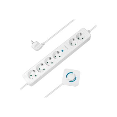 LogiLink - Steckdosenleiste - Wechselstrom 230 V - 3500 Watt - Ausgangsanschlüsse: 6 (6 x Leistungs-CEE 7/3)-0