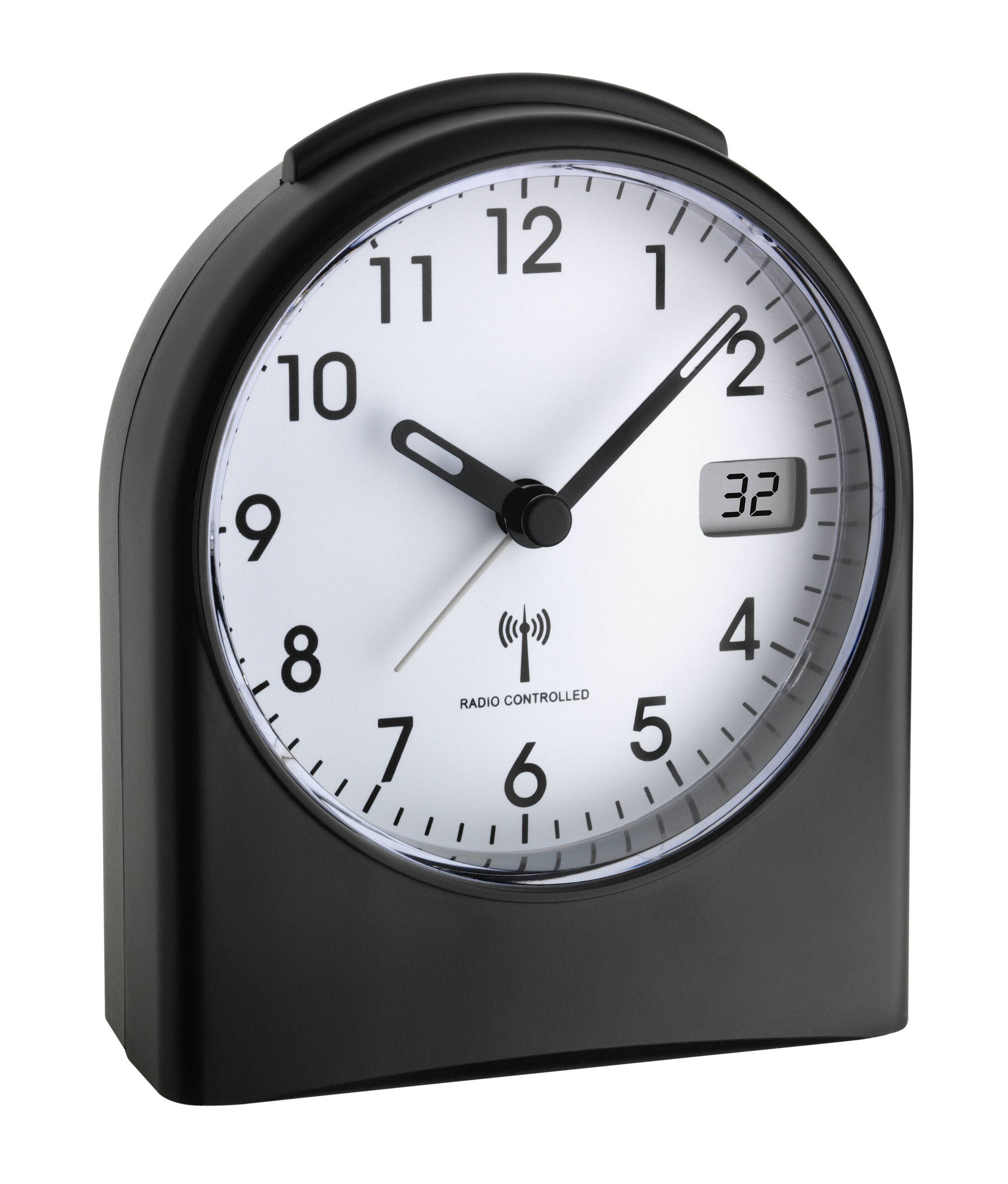 TFA - Wecker - Quarz - Schreibtisch - Schwarz-3