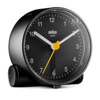 Braun BC01 - Wecker - rund - Quarz - Schreibtisch - Schwarz-4