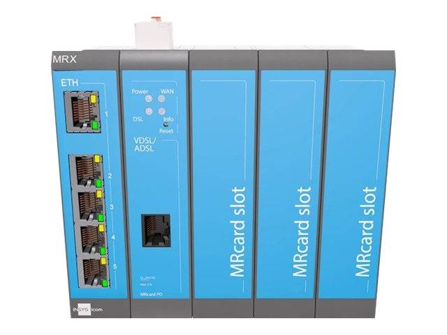 INSYS icom MRX MRX5 DSL - Annex-B - Router - DSL-Modem 5-Port-Switch-1