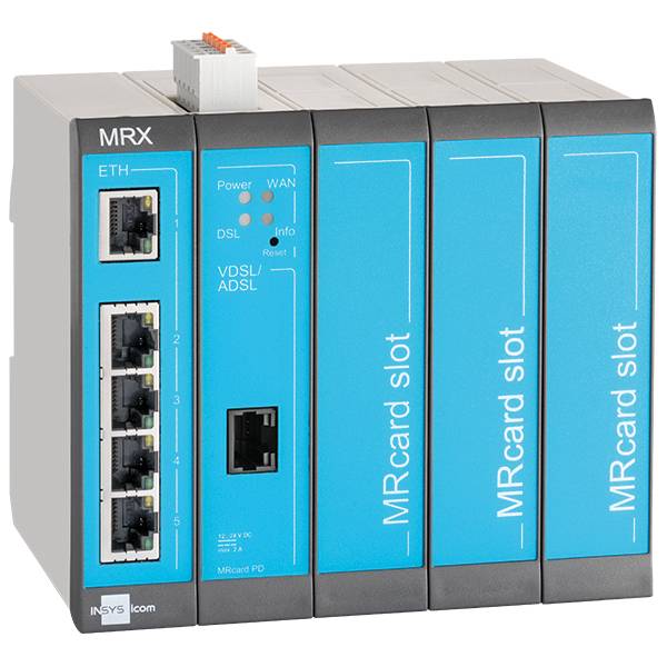 INSYS icom MRX MRX5 DSL - Annex-B - Router - DSL-Modem 5-Port-Switch-2