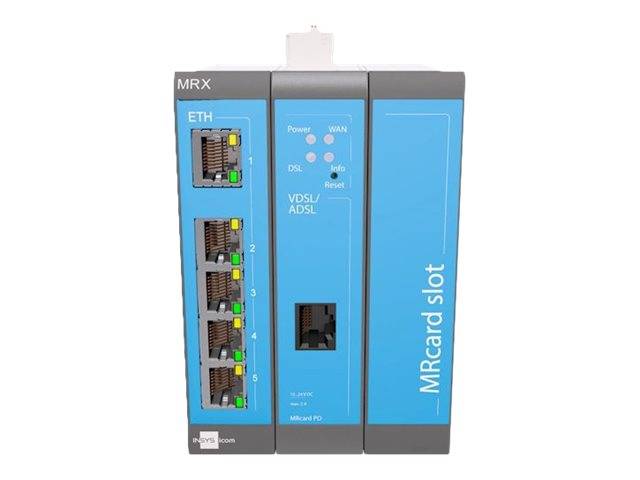 INSYS icom MRX MRX3 DSL - Annex-B - Router - DSL-Modem 5-Port-Switch-4