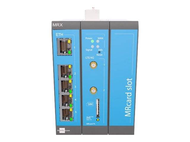 INSYS icom MRX MRX3 LTE - Router - WWAN 5-Port-Switch-4