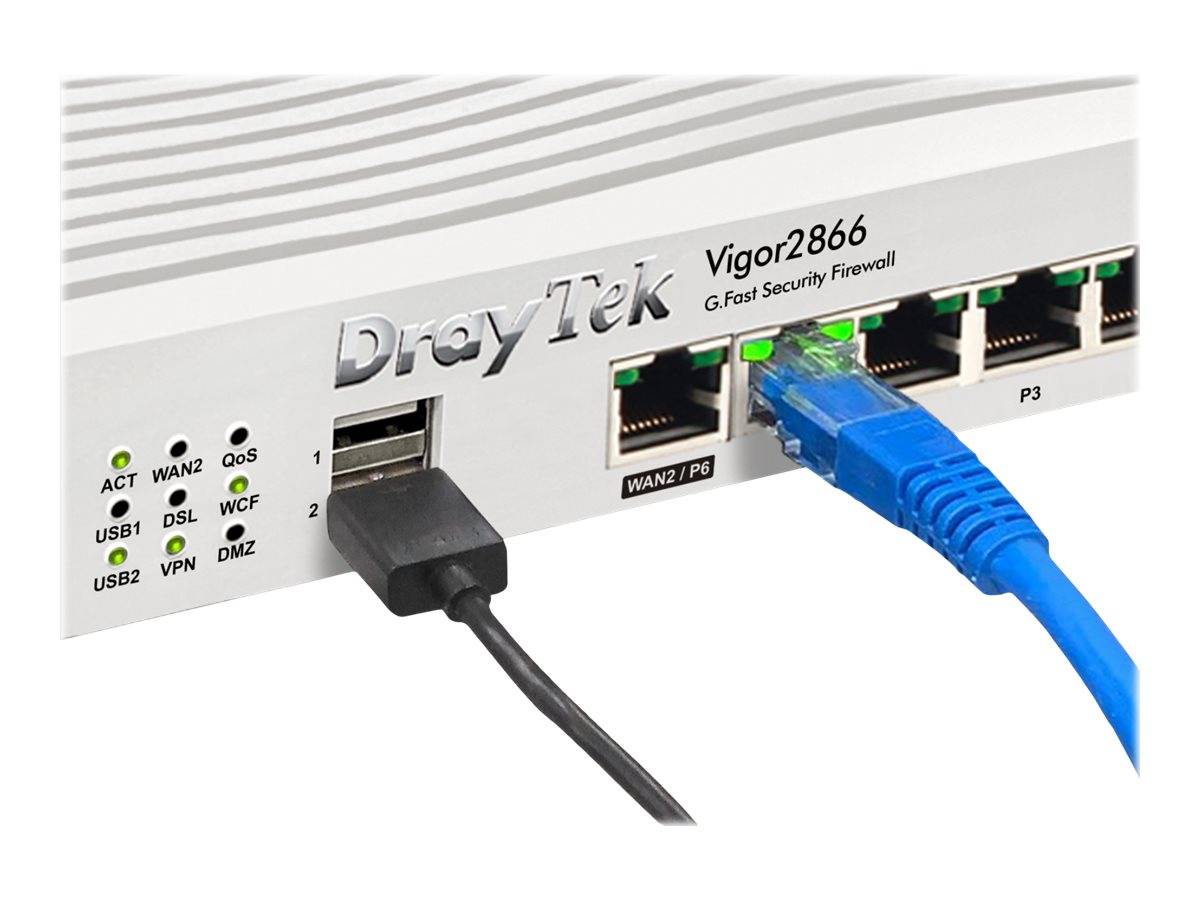 Draytek Vigor 2866 - Router - DSL-Modem 5-Port-Switch-1