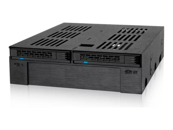 ICY Dock ExpressCage MB322SP-B - Mobiles Speicher-Rack - 5,25"" bis 3,5"" / 2,5"" (13,3 cm bis 8,9/6,4 cm)
