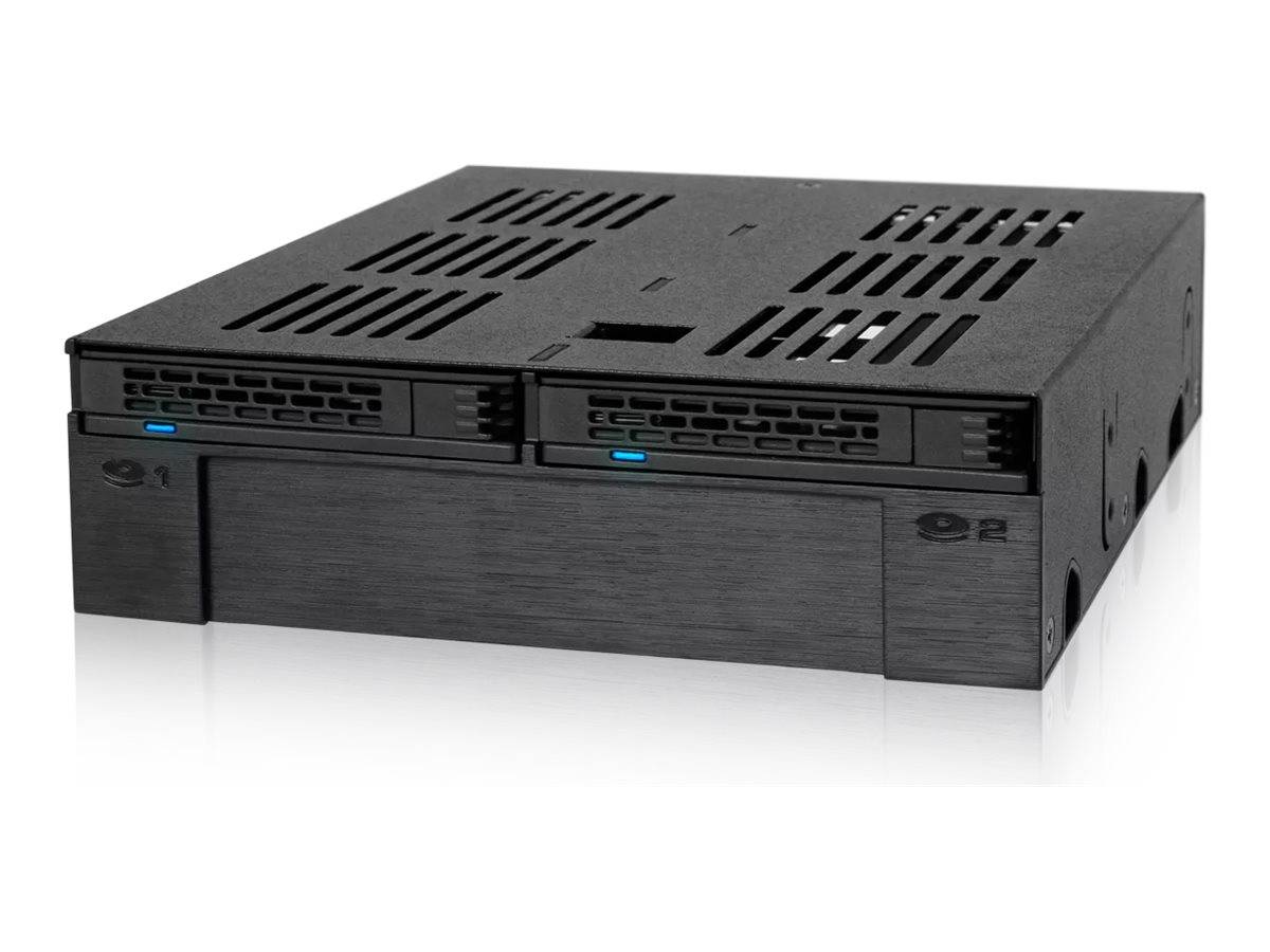 ICY Dock ExpressCage MB322SP-B - Mobiles Speicher-Rack - 5,25"" bis 3,5"" / 2,5"" (13,3 cm bis 8,9/6,4 cm)-0