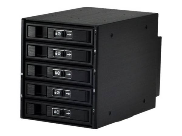 Jou Jye Computer JJ-3052M-SS - Gehäuse für Speicherlaufwerke mit Lüfter - 2,5" / 3,5" gemeinsam genutzt (6,4 cm/8,9 cm g