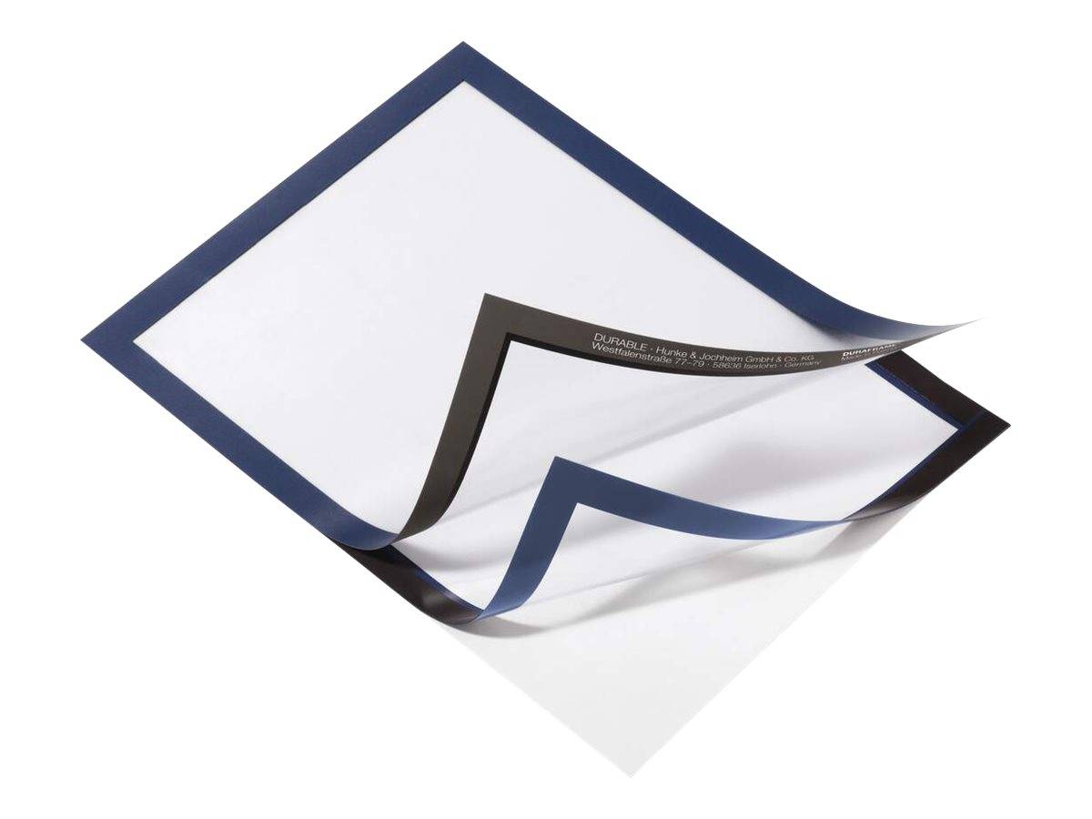 DURABLE DURAFRAME - Dokumentenhalterung - für A4 - doppelseitig - dunkelblau (Packung mit 2)-4