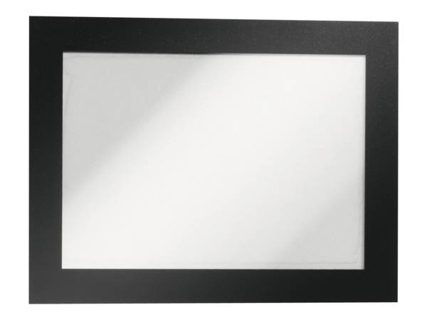 DURABLE DURAFRAME - Dokumentenhalterung - Oberflächenmontage - für A6 - doppelseitig - Schwarz (Packung mit 2)