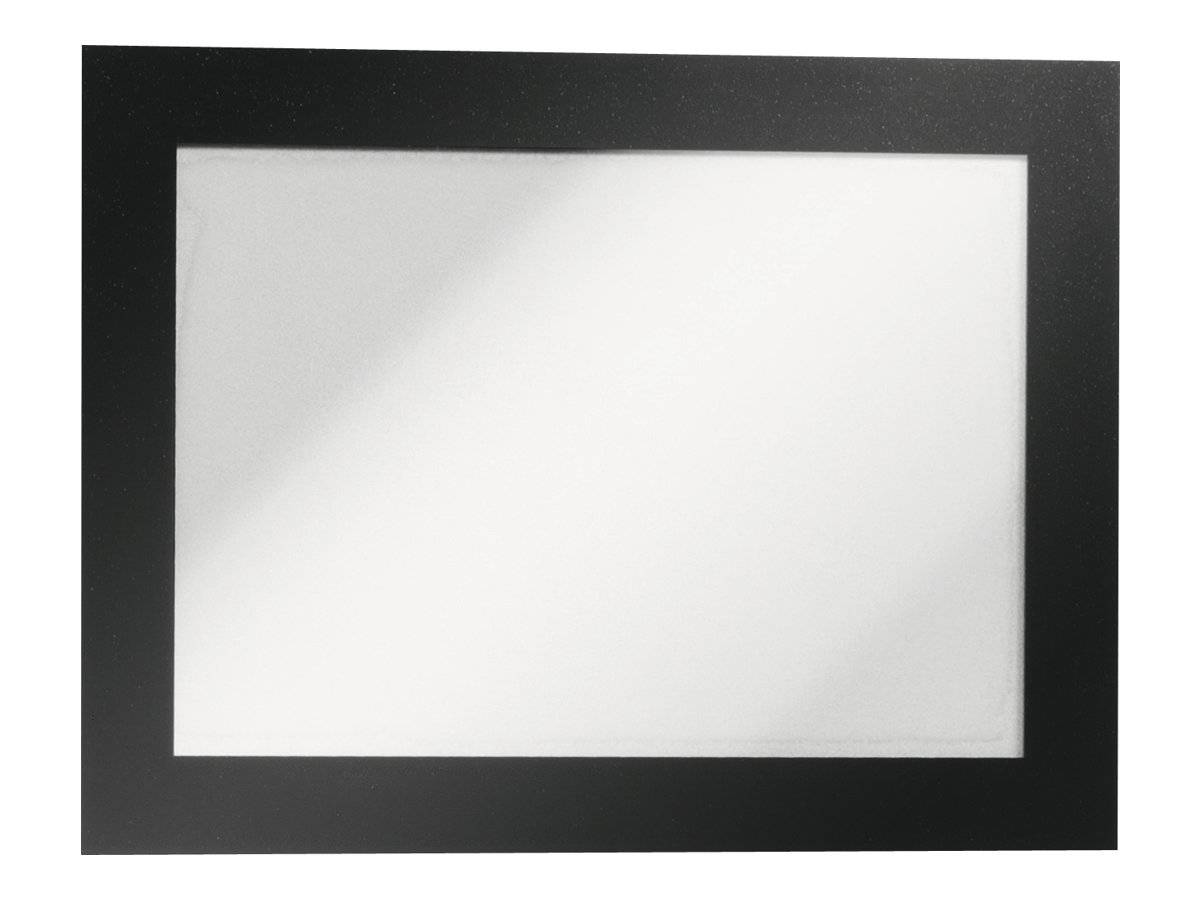 DURABLE DURAFRAME - Dokumentenhalterung - Oberflächenmontage - für A6 - doppelseitig - Schwarz (Packung mit 2)-0