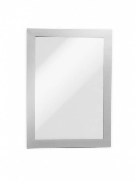 DURABLE DURAFRAME MAGNETIC - Dokumentenhalterung - für A5 - magnetisch - Silber (Packung mit 5)-4