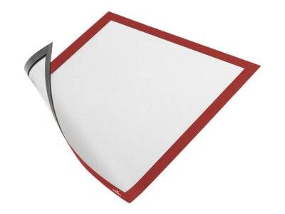 DURABLE DURAFRAME MAGNETIC - Dokumentenhalterung - für A4 - magnetisch - Rot (Packung mit 5)-4