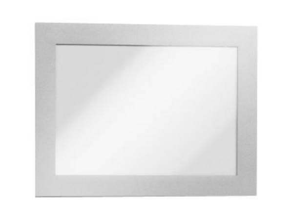 DURABLE DURAFRAME MAGNETIC - Dokumentenhalterung - für A6 - magnetisch - Silber (Packung mit 5)