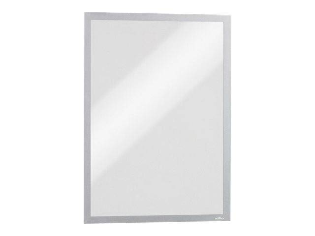 DURABLE DURAFRAME MAGNETIC - Dokumentenhalterung - für A3 - magnetisch - metallisch silber (Packung mit 5)