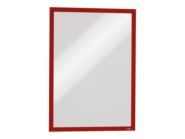 DURABLE DURAFRAME MAGNETIC - Dokumentenhalterung - für A3 - magnetisch - Rot (Packung mit 5)