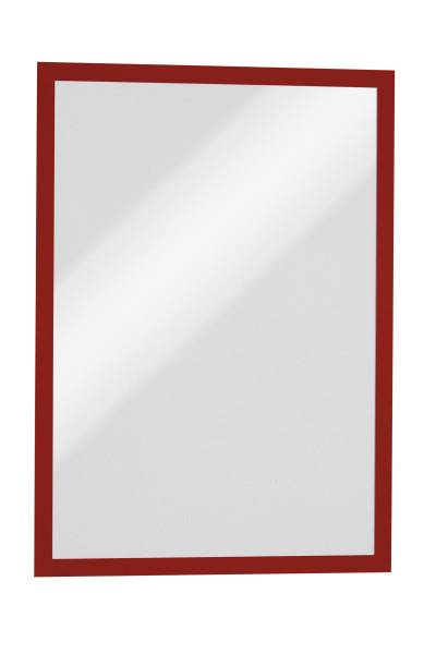 DURABLE DURAFRAME MAGNETIC - Dokumentenhalterung - für A3 - magnetisch - Rot (Packung mit 5)-3